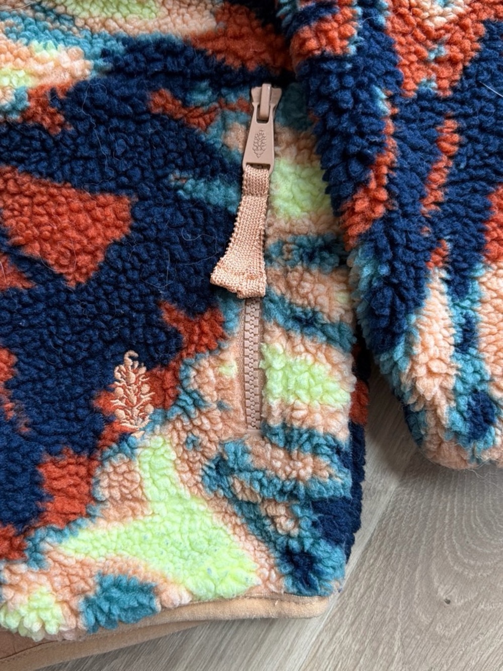 FP Movement Cozy Multicolor Sherpa Pullover - Picture 2 of 6